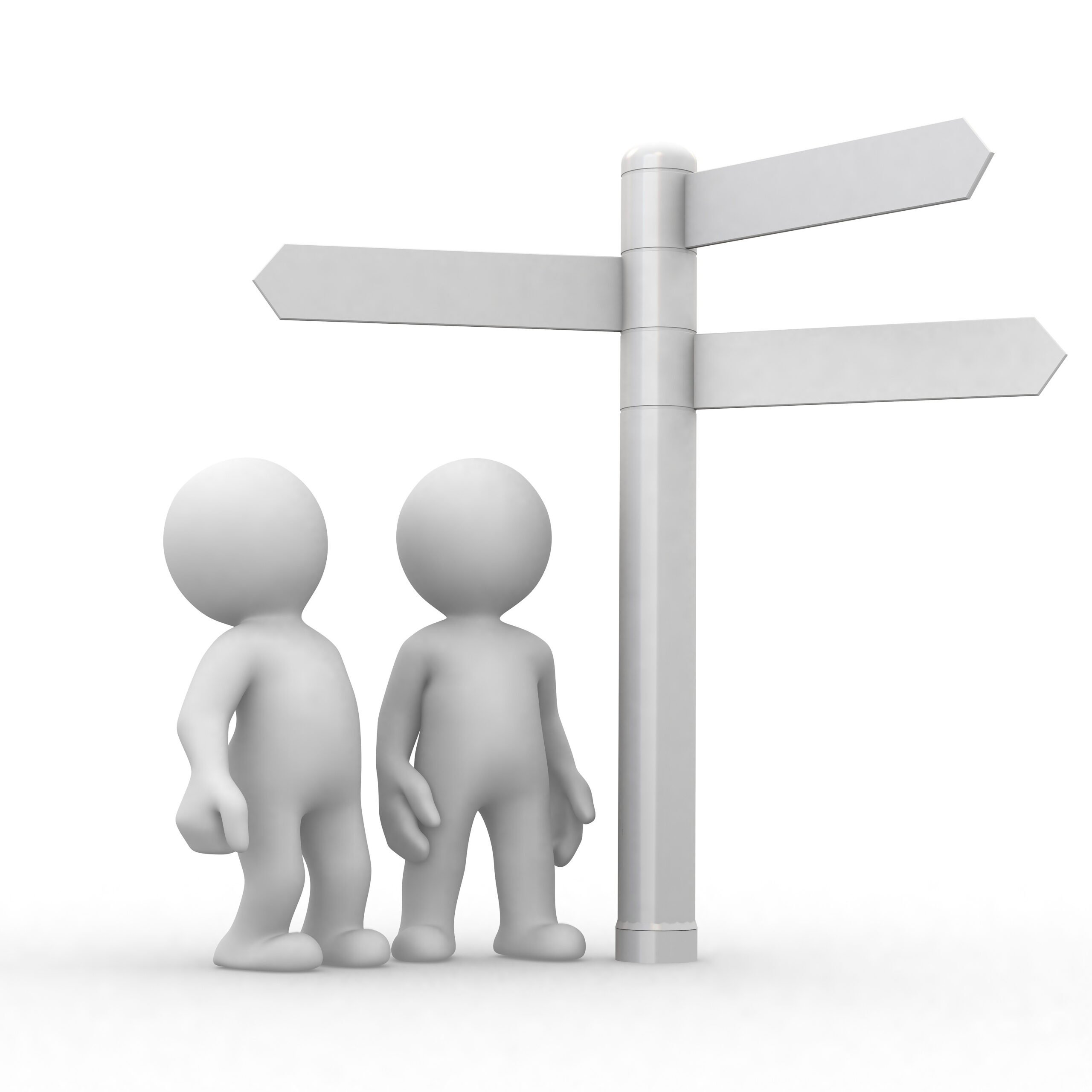 choice and directions signs choice and directions signs